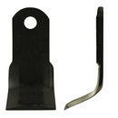 Schlegelmesser 135 x 50 x 46 x 6 mm für Mulcher HUMUS 59092385 - Nachbau