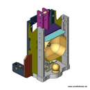 Lagerbock HVLB,W= 335 S30, K80,Claas Ares 500 600 Arion 500 600,Farbe AGCO-Grau  