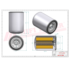 Filtre hydraulique adaptable HIFI FILTER SH60019