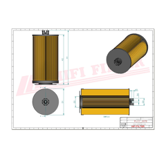 Filtro diesel HIFI FILTER SN70306 Adaptable