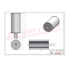 Filtro diesel HIFI FILTER SN21457 Adaptable