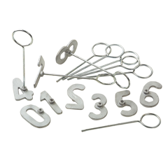 Série de numéros à marquer en aluminium 8 cm - KAMER