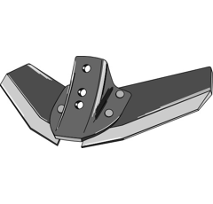 Soc à ailettes - renforcé FORTSCHRITT adaptable 