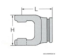 Rillengabel B50130B- 26,5 x 4,0 125023... Benzi