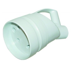 Fiche electrique femelle 20 A plastique 3p+t sortie inclinée