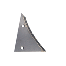 Étrave Droite 2 trous carbure pour charrue KUHN HUARD 619068 adaptable