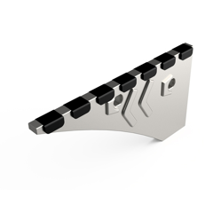 Contre-sep Gauche avec plaquettes carbure équerres et renfort acier PÖTTINGER 930.71.005.0 adaptable