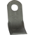 Schlegelmesser 145 x 60 mm für Mulcher FERRI - FENDT - PERUGINI 0901003 - Nachbau