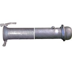 Tube galva MF 4 m x ø 150 mm