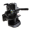 Flanschzugmaul automatisch 120x55 mm, Ø 32 mm Schwarz      