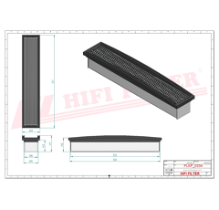 Filtre à air adaptable HIFI FILTER SC50223