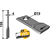 Couteau pour faucheuse NIEMEYER 570684 adaptable - Blacksteel©