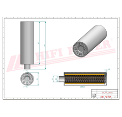 Filtre à air adaptable HIFI FILTER SA14050