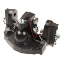 Kugeleinsatz Kugel 80,W= 322 S30, Schwarz,Typ 825 A 2330C     