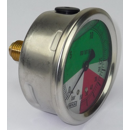 Manomètre Ø 63 mm / 0 - 60 bars - 1/4" arrière