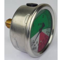 Manomètre Ø 63 mm / 0 - 60 bars - 1/4" arrière