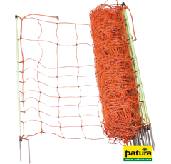 Filet électrifié avec piquets double pointe 1,06  x 50 m  - PATURA