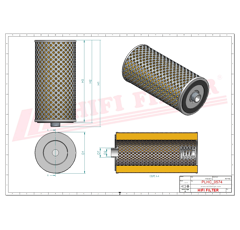 Filtre hydraulique de transmission adaptable HIFI FILTER SH59098