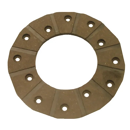 Jeu de 4 garnitures de frein pour tracteur RENAULT 6005000415 adaptable