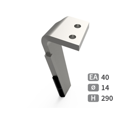 Dent de herse rotative Gauche plaquettes carbure RABEWERK 8409.12.01 adaptable