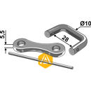 Kettenschloss Ø 10 x 28 mm für Düngerstreukette Nachbau  