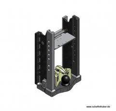 Lagerbock, Kugel 80W= 329 S32,Valtra S233, S280, Schwarz      