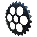 Roue étoile pour rouleau DAL-BO 15385 adaptable 