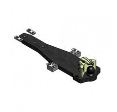 Tragplatte Kugel 80,John Deere 6000 / 7000 Schwarz      