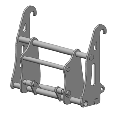 Interface pour télescopique JCB Q FIT/JCB COMPACT adaptable