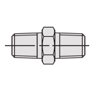 Hochdruck-Hydraulik Gerade-Verschraubung2 x AG 3/8" NPT, SPX Power 9682