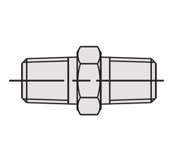 Hochdruck-Hydraulik Gerade-Verschraubung2 x AG 3/8" NPT, SPX Power 9682