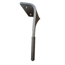 Dent de herse rotative Droite 3 plaquettes carbure triangulaires SULKY 980146 adaptable
