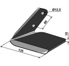 Ersatzflügel - links Farmet Turbulent Nachbau 1013003294