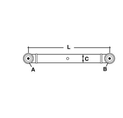 Bras de levage pour MASSEY FERGUSON 882698M92 adaptable