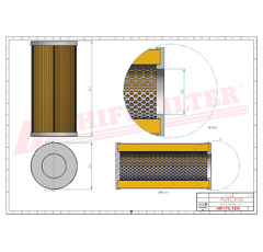 Filtre hydraulique adaptable HIFI FILTER SH84014