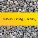 8-15-15 + 2Mg + 12SO3 - Fertilizante Granulado