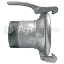 Manchon femelle + griffe filetee mâle Ø 200 mm - 8 adaptable