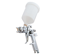 Niederdruck-Lackierpistole HVPL,3,5 bar Arbeitsdruck,1,3 mm Düse,600 ml Fließbecher       