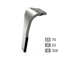Dent de herse rotative Gauche trous, plaquettes carbure ALPEGO MKOA00454 adaptable