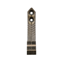 Pointe carbure, plaquettes carbure arrière et renfort acier KUHN H2225650 adaptable