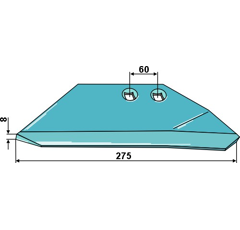 Aileron D pour RABE GG-40 6342.50.02 adaptable 
