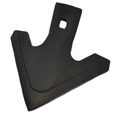 Hackschar 180mm - DURAFACE - 40° - Mehrere Marken