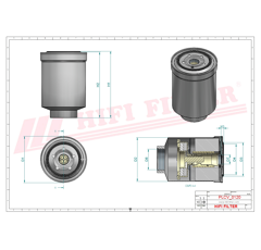 Filtro diesel HIFI FILTER SN25098 Adaptable