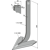 Brazo con cuchilla de binadora 140 x 10 mm para escardador STEKETEE 405614 adaptable - BlackSteel©