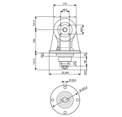 Boitier de gyrobroyeur 65CV | GENERIQUE