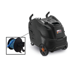Nettoyeur haute pression eau chaude KM EVO EXTRA 9.21 21L/min - 185 bar avec enrouleur | COMET