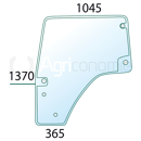 Vitre de porte G. pour machine agricole SAME 0.015.5691.0/40 adaptable