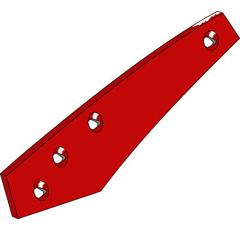 Lame de versoir IV gauche pour charrue VOGEL & NOOT PR900204 adaptable