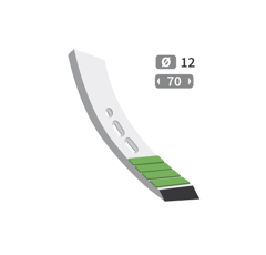 Soc de cultivateur vrillé Droit carbure et rechargement AMAZONE 78708676 adaptable
