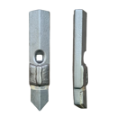 Soc plat de vibroculteur, fixation 1 trou avec plaquettes carbure et rechargement AMAZONE 6915200 adaptable